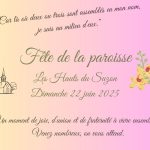 Fête de la paroisse Les Hauts du Suzon