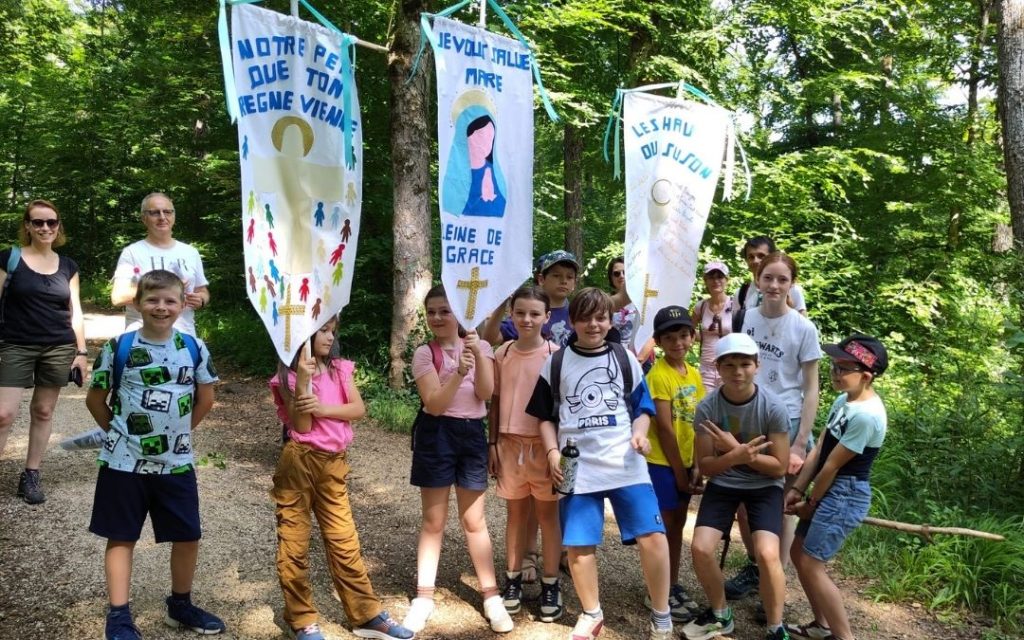 Marche de fin d&rsquo;année du caté